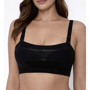 Ke-lans,  Black Wireless Support Bra Size 34/75 Adjustable Straps